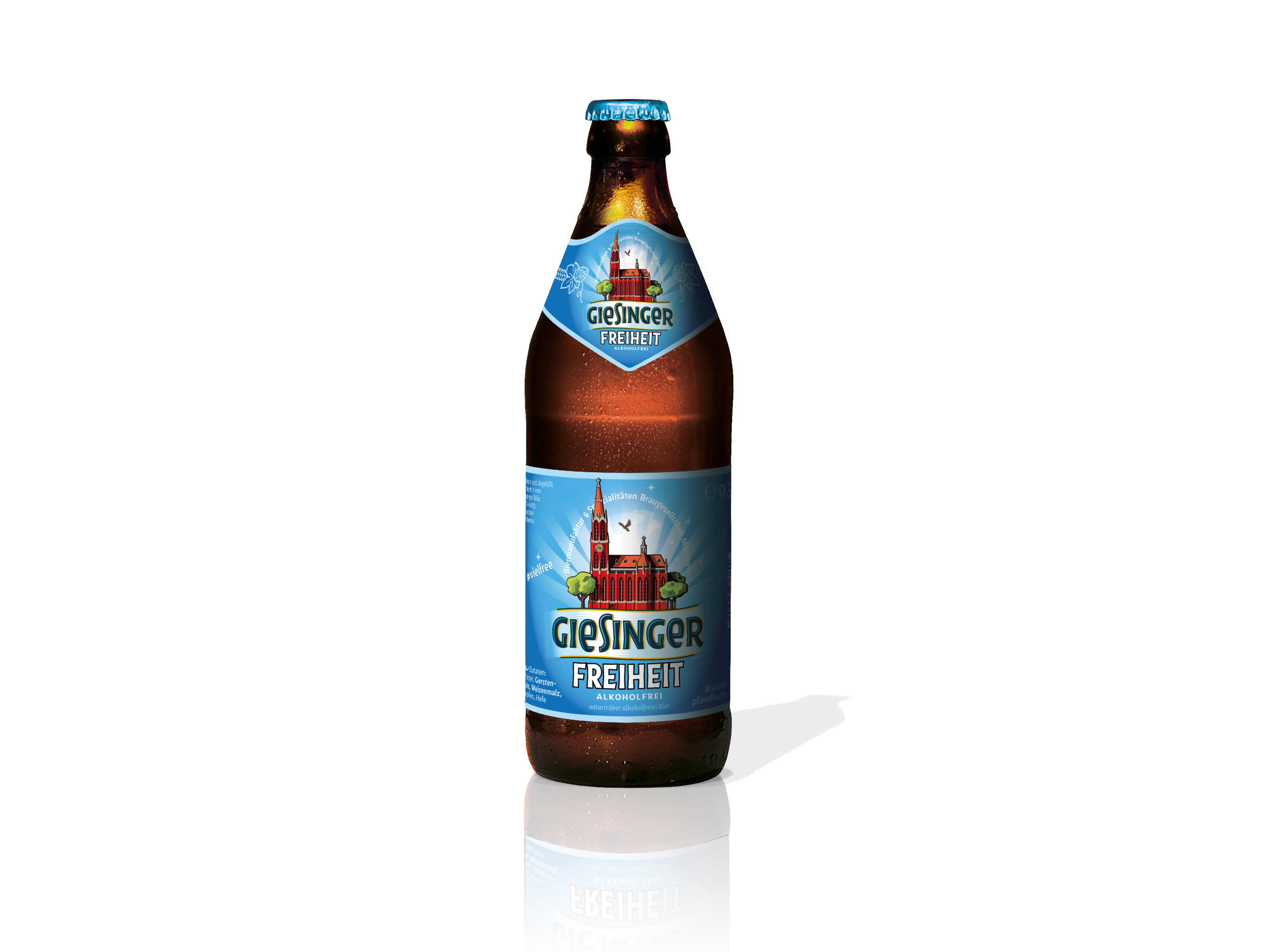 Giesinger Freiheit Alkoholfrei 10×0,5 + 2 Fl. Ü-Bier (12 Fl. Karton)