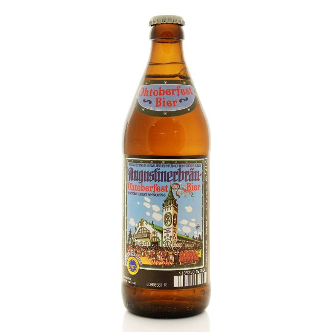 Augustiner Oktoberfestbier 10×0,5 + 2 Fl. Ü-Bier (12 Fl. Karton)
